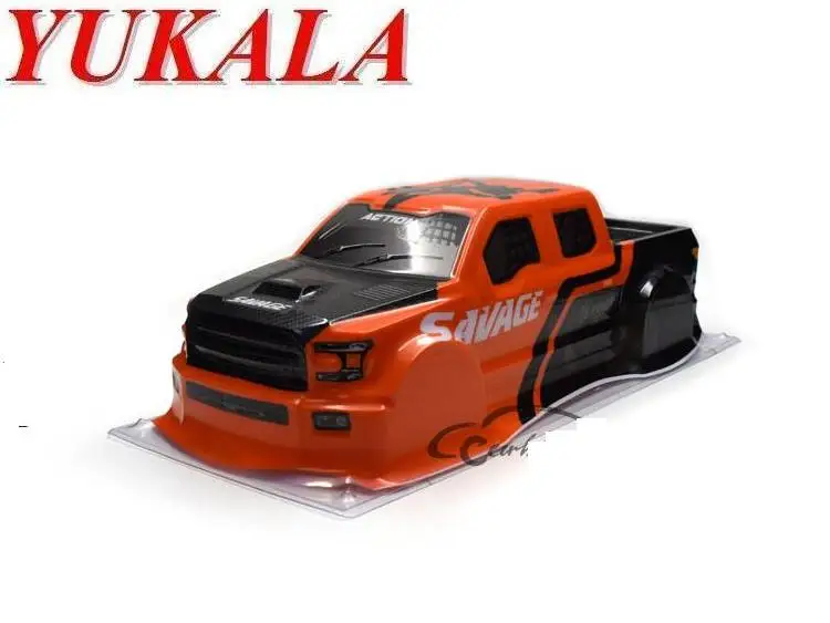 2018 newest  PVC RC Truck shell body for 1/18 RC truck size 223*98*55mm wheel base 145mm