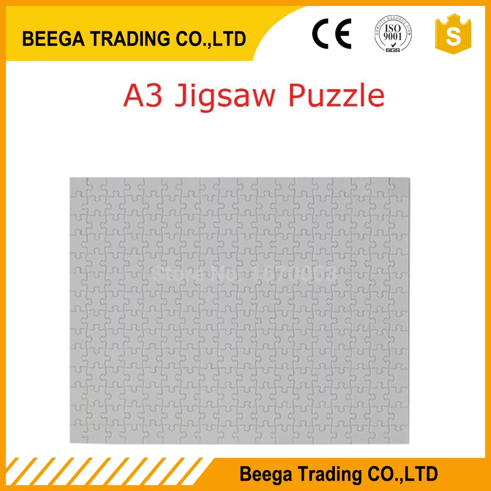 A3 Blank Sublimation Puzzle ,Custom Made Puzzles Blank Heat Transfer Sublimation Transfer Paper Puzle