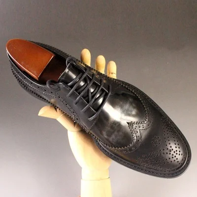 

Square Cap Toe Lace Up Oxfords Bespoke Leather Shoe Handmade Men Leather Shoe Genuine Calf Leather Dress Shoes