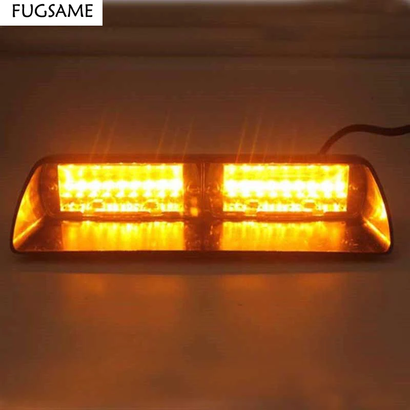 FUGSAME Super Bright S2 16Pcs LED F  Ederal Signal warning Emergency   Strobe Police Flash Light Intimidator Led Dash Lights