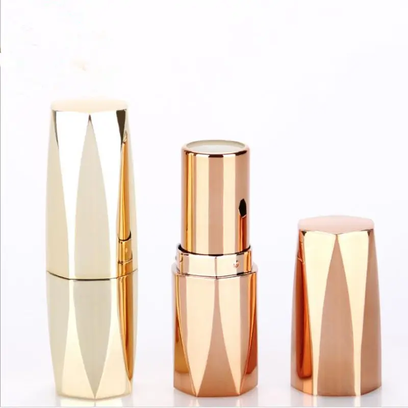 

New Empty Lipstick Tube 12.1,Gold Lipstick Container Elegant Lip Balm Tube F20172111