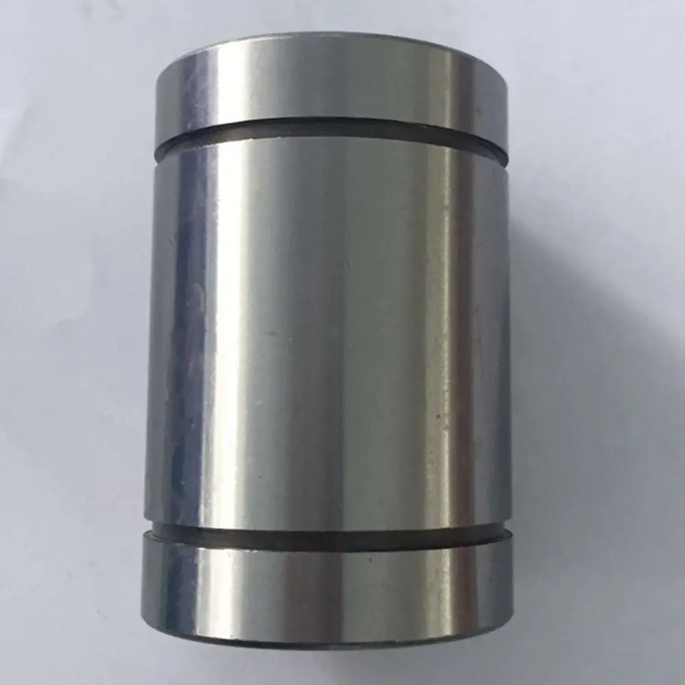 Sliver Tone 25mm Inside Dia 40mm Outer Dia Linear Ball Bearing Bush Bushing LM25UU