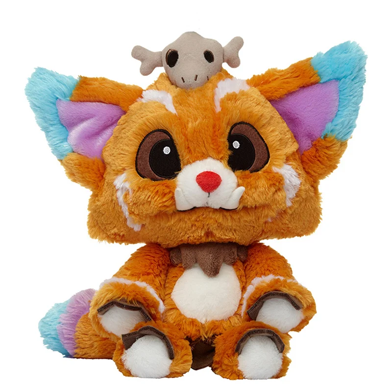 32CM Game League LOL Gnar Plush Toys Doll Official Edition 1:1 Gnar Plush Soft Stuffed Toys for Christmas Birthday Gifts