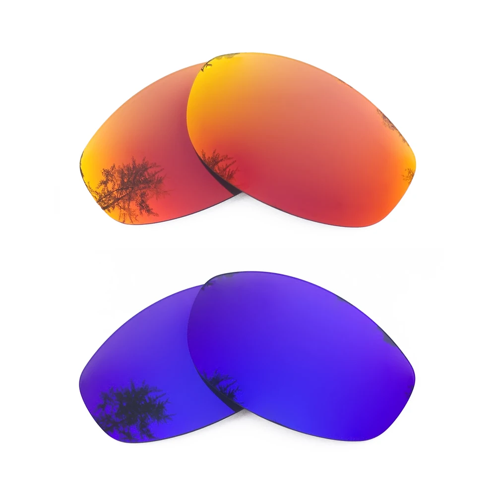 

Orange Red Mirrored & Purple Mirrored Polarized Replacement Lenses for X Metal XX Frame 100% UVA & UVB