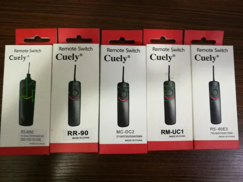 10 cái RS-80N3 RS-60E3 MC-DC2 RR-90 UC1 Máy Ảnh shutter từ xa phát hành đối với Canon đối với nikon D200 cho fuji cho olympus máy Ảnh DSLR