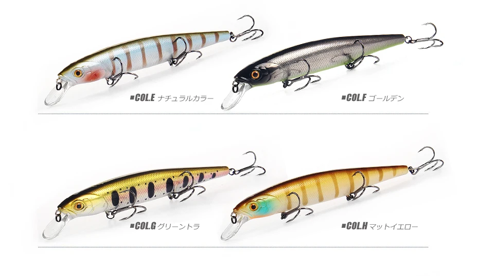 M128 BEARKING Perfekte Aktion, 19 Farben für künstliche Angelköder, Köder, 128 mm, 23 g, hängende Minnow-Wobbler, Kurbelköder – Detail 9