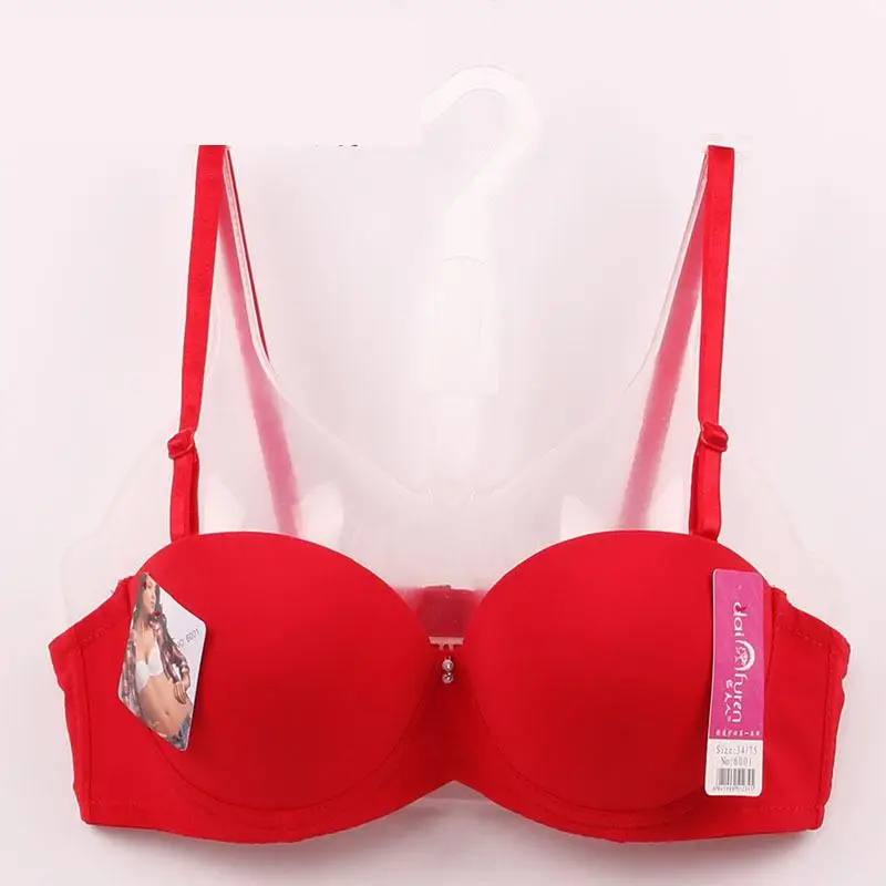 Mozhini 1/2 Cup Sexy Bra Bralette Half thick Cup Black White Push up bra big women bra fiszbiny support bra lady top brassiere