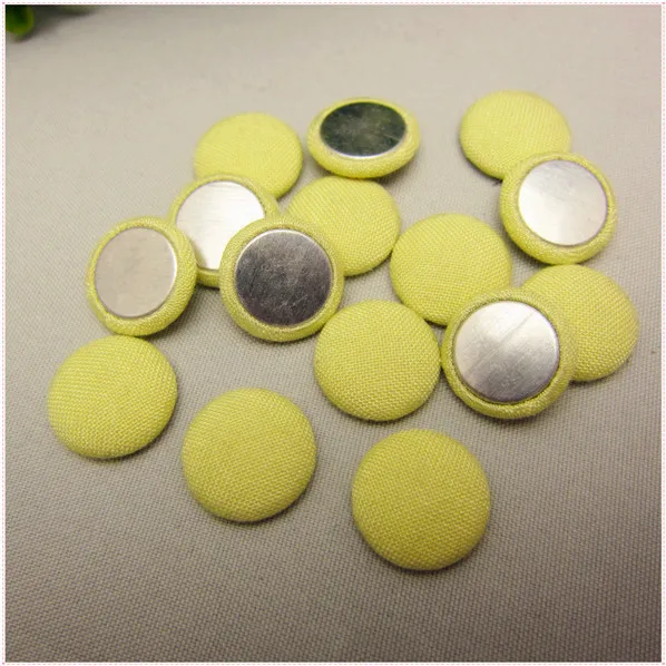 YJHSMY 24 Style 72 pcs mix/Lot 15mm Solid Fabric Covered Cloth Flat back Buttons, garment accessories,Diy BK025-1