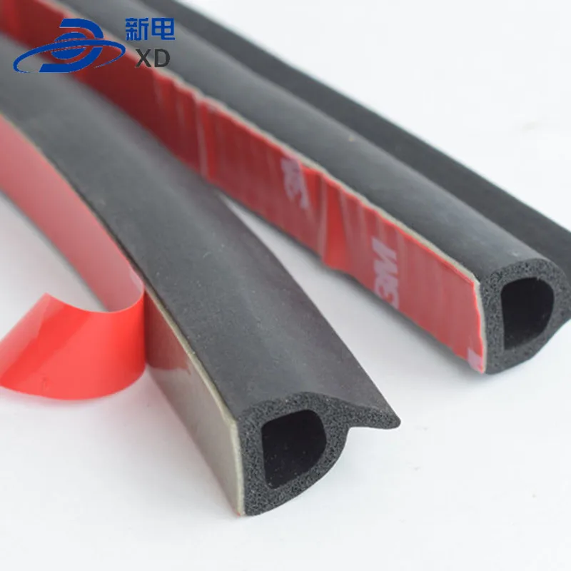 1 Meters Car Door Seal Garage Door Window Silicone Rubber  Weatherproof Strip Autoautomotive Goods for Auto Accessories