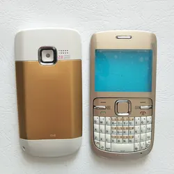 Full Housing For Nokia C3 C3-00 Back Case Battery Cover Front+Middle Frame Keypad C3-00 Replacement Part+Logo