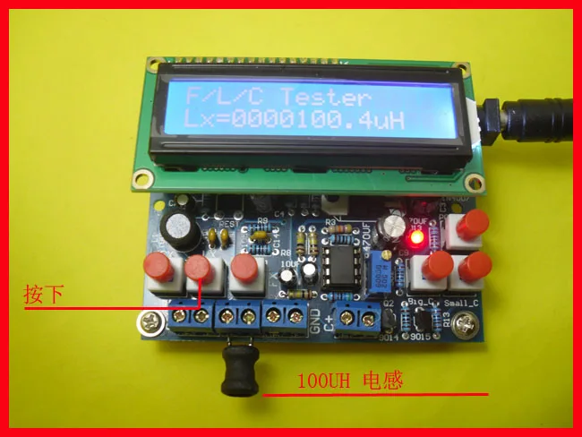 Elektronische DIY Induktivität kapazität frequenz meter Tester kit