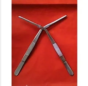 2pcs health Stainless steel tweezers paint health 14cm 16cm Bending forceps pls let us know which sized you need in order