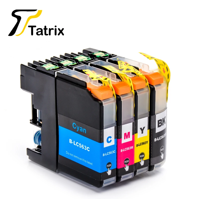 Tatrix LC563 Ink Cartridge For Borhter MFC-J2310 J2510 J3520 J3720 Printer