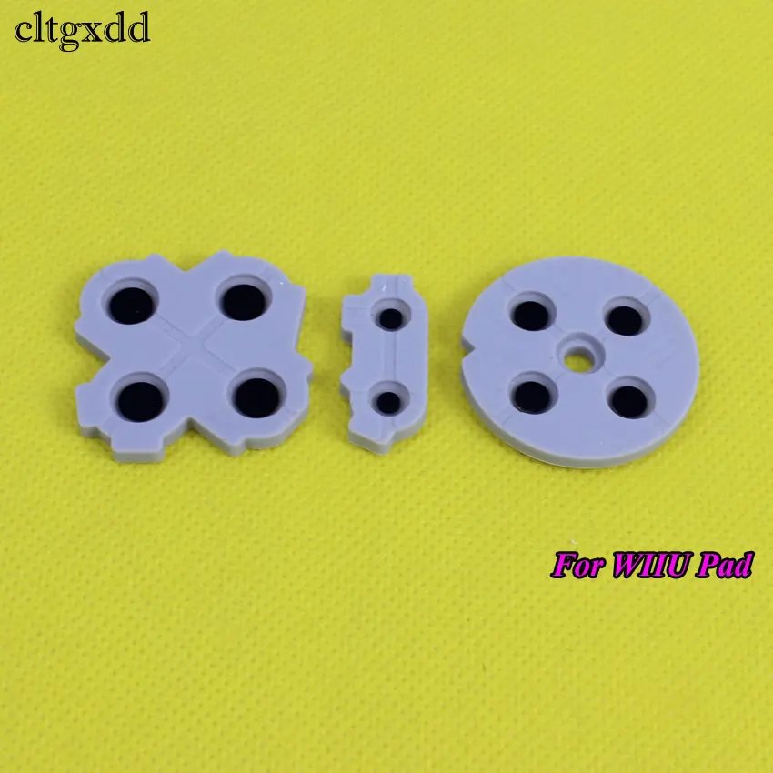 Cltgxdd 1 مجموعة ل وي برو WIIU الوسادة موصل المطاط لاصق زر الوسادة مجموعة DS لايت DSL SNES NES ل 3DS 3DSXL LL