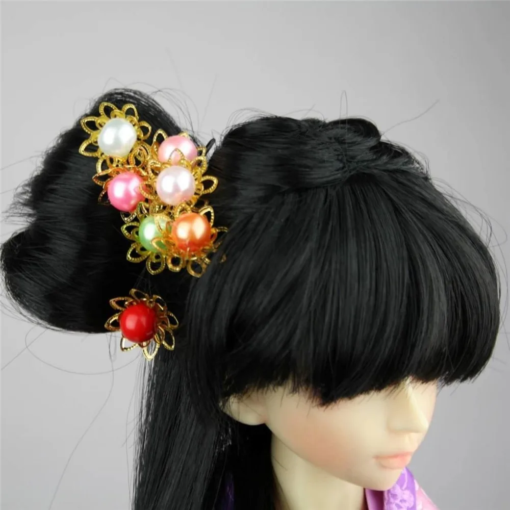 [wamami] 699# Ooak 1 Pc Classical Ancient Bead Hairpin For 1/3 SD AOD DOD DZ BJD Dollfie