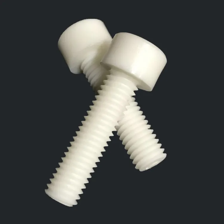 

10pcs M8 PP polypropylene slotted round head screws plastic hexagon socket head slot bolts screw length 16mm-30mm