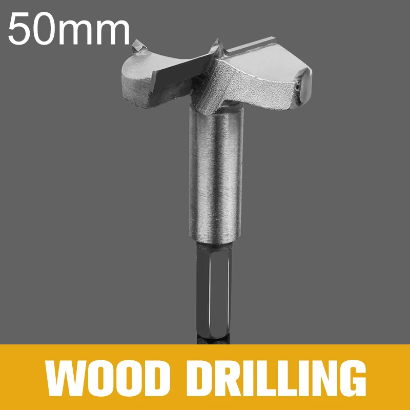 HOEN 50mm Wood Boring Hand Tools Dovetail Milling Cutters Cnc Wood Cutter  HSS Cemented Carbide Wood Drills