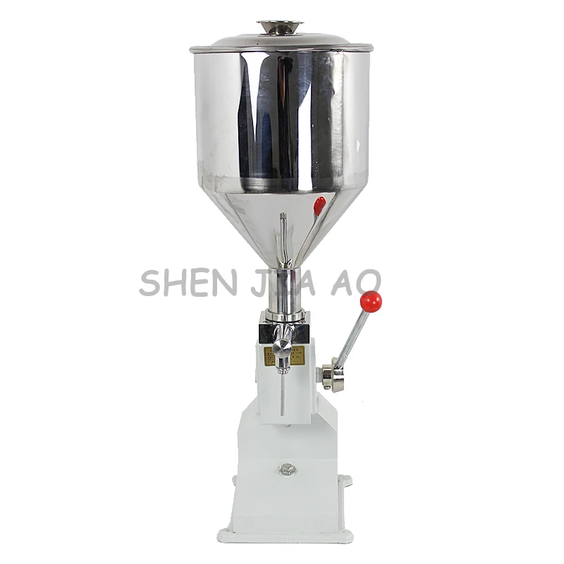 A02 Pneumatic Paste Liquid Filling Machine 50ml Food Grade Filling Machine Cosmetic Filling Equipment Tools 1PC