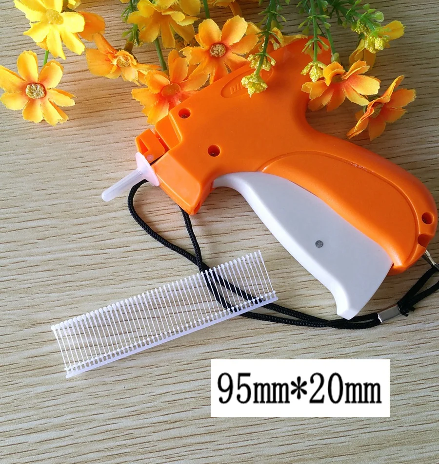 1 pcs  tagging Gun + 3000 pcs 20mm Tagging Gun Barbs Fastener For Factory Supermarket Use Tag Tool Durable Plastic Price Tagger