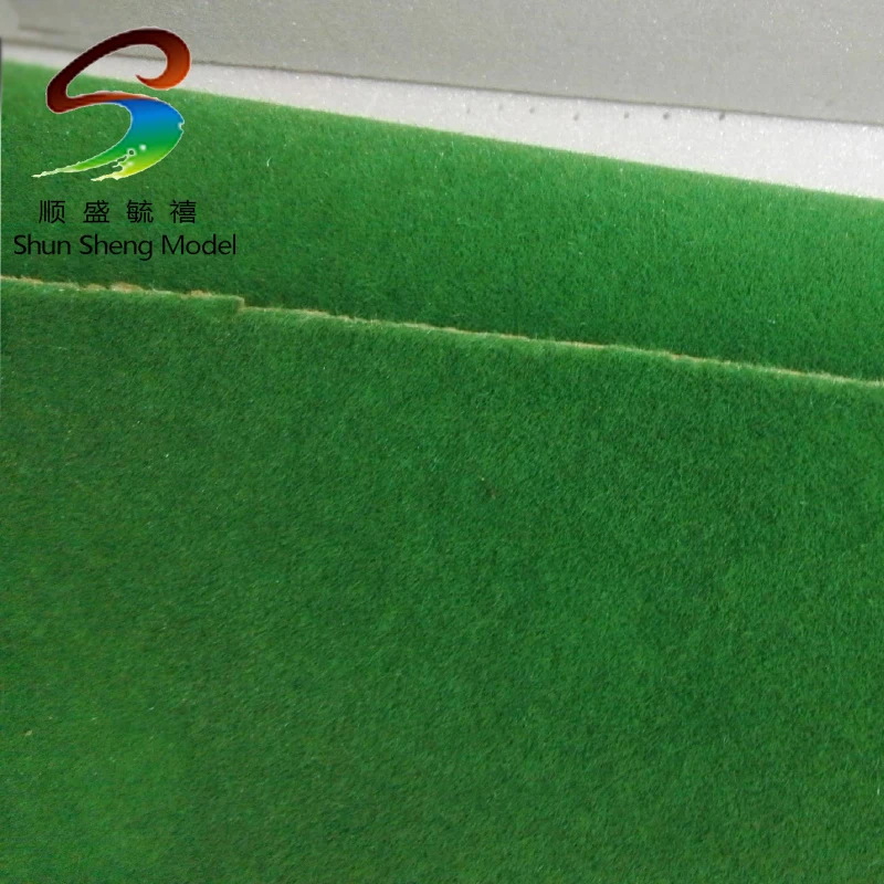 Dark Green Model grass mat, building model materials, scale models grass mat