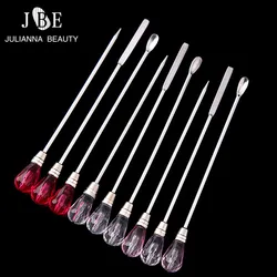 1PCs Nail Art Stirring Rod Tools Acrylic Powder Liquid UV Gel Spoon Spatula Pin Dotting Pen Nail Glue Nail Manicure Tool