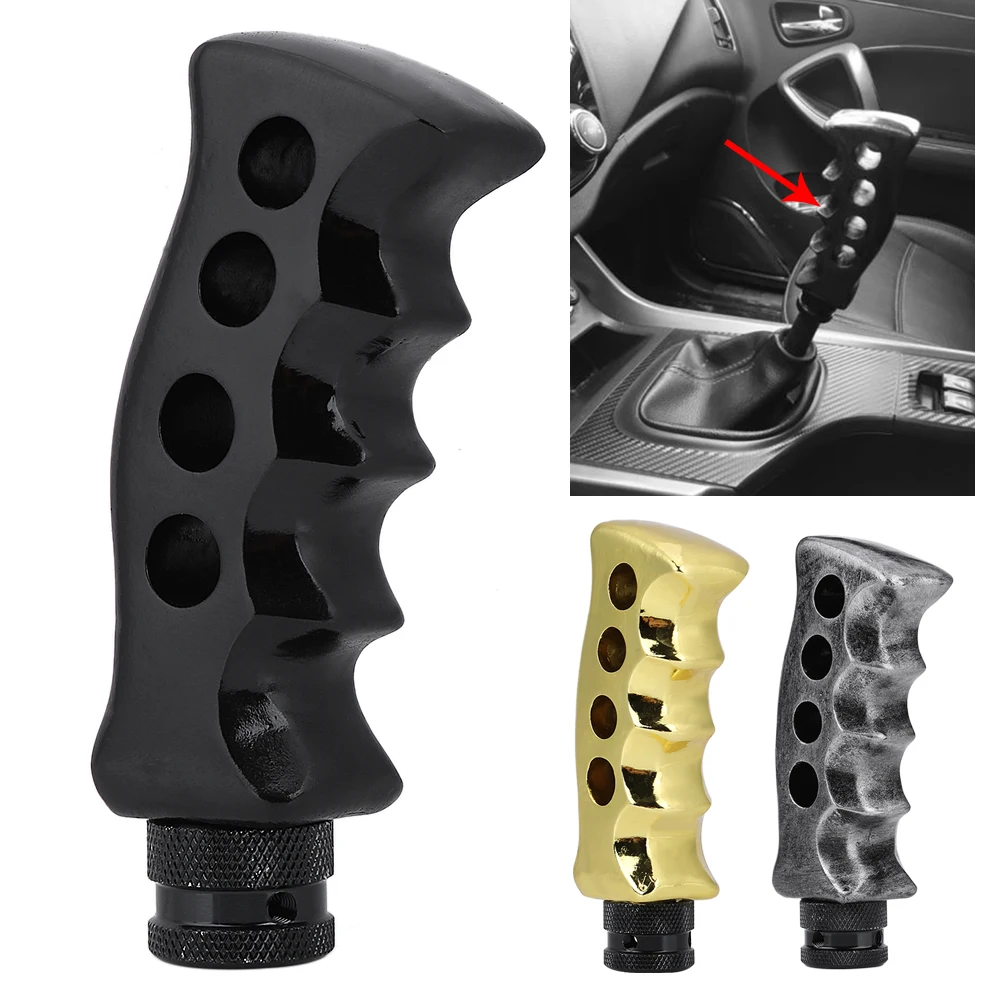 Universal Manual Transmission Car Gun Grip Knife Handle Gear Shift Lever Knob Shifter	Universal shift knob Gear shift knob