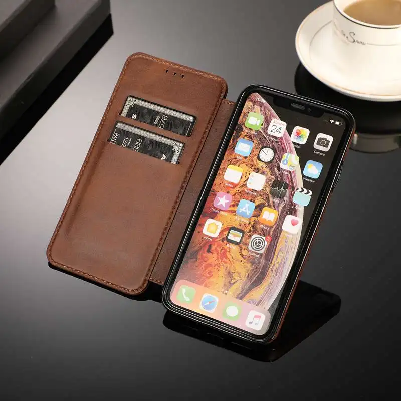 Magnetic Wallet Case for iPhone 13 12 11 14 15 16 Pro 12 13 Mini 14 15 16 Plus X XR XS Max Case Card Holder Leather Flip Cover