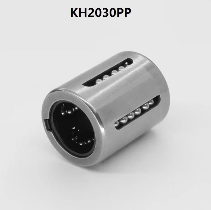 50pcs/lot KH2030PP mini linear ball bearings pressing linear bushing for 20mm shaft cnc router 20x28x30mm KH PP