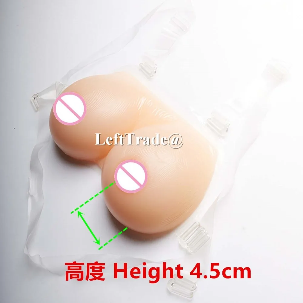 

500g small 80A 85A strap on silicone breast form crossdresser realistic boobs