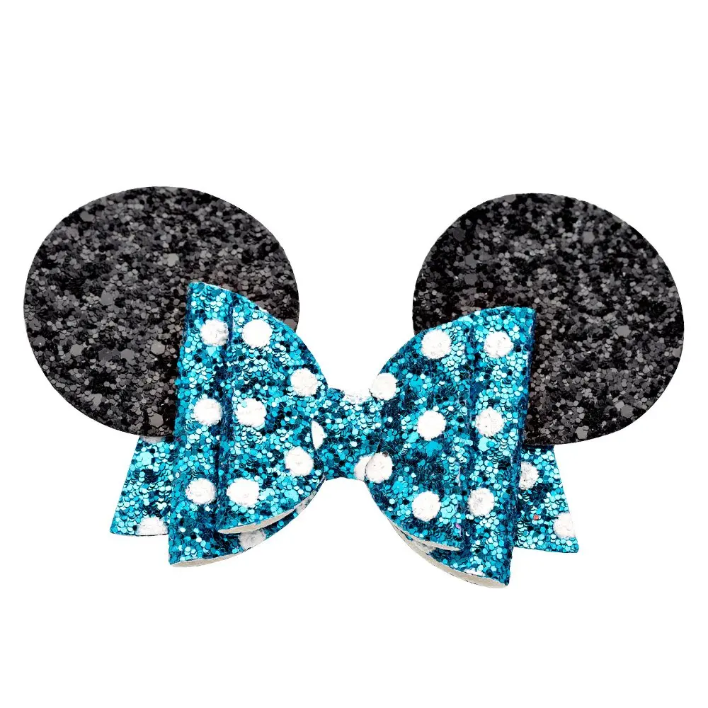 Cat Ears Princess Hairgrips Glitter Hair Bows with Clip Dance Party Bow Hair Clip Girls Hairpin Hair Accessories