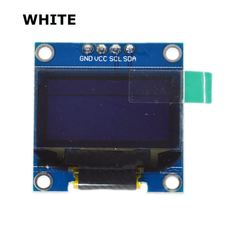 0.96 بوصة الأبيض OLED شاشة LCD LED وحدة IIC التواصل 0.96 "128X64 متوافق اردوينو