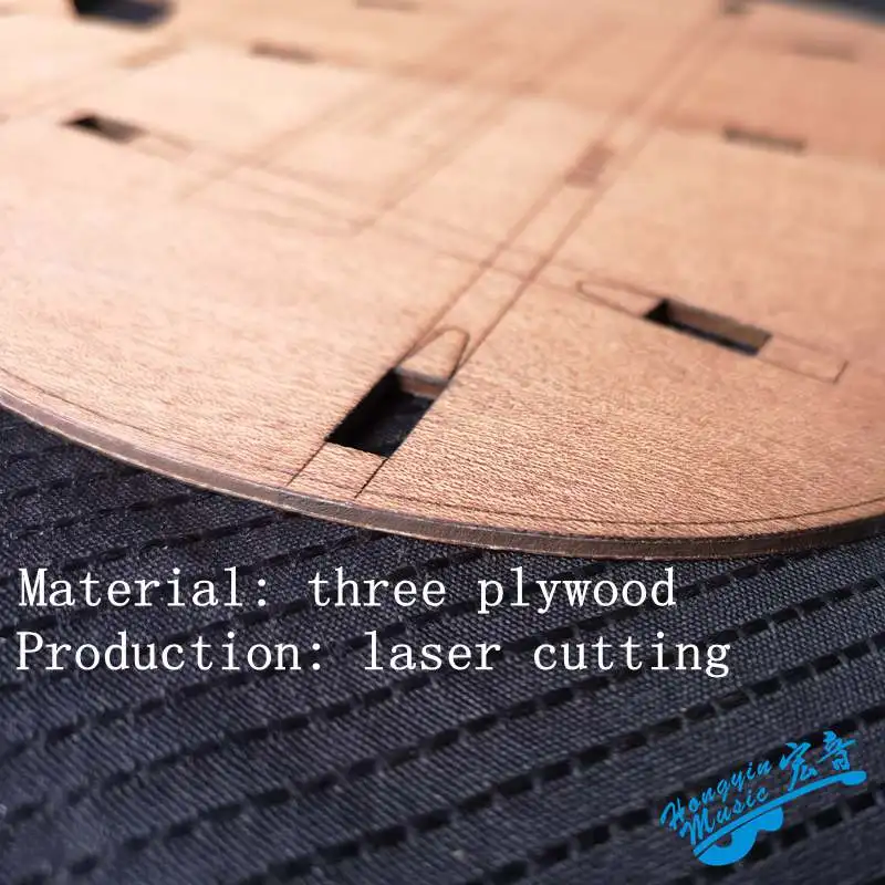 23 26 inch ukulele template small four-string guitar making mold shape sound hole sound beam position wood