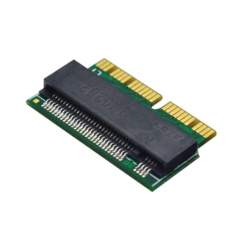 Карта адаптера M.2 PCI-e NVMe SSD M key для MACBOOK Air A1465, A1466 Pro, A1398, A1502, A1419, NGFF на MD711, MD712