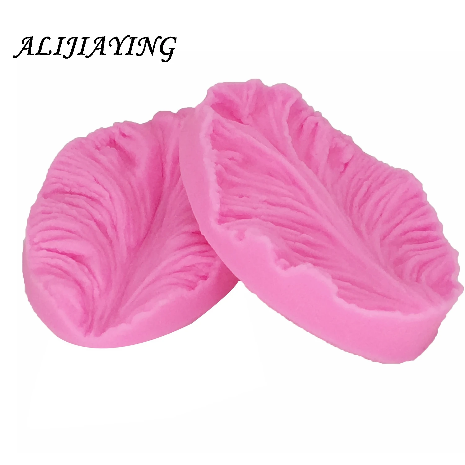 2Pcs/set Fondant silicone mold 3D flower cooking wedding decoration baking Sugar Craft Molds Leaves petal DIY Cake D0748