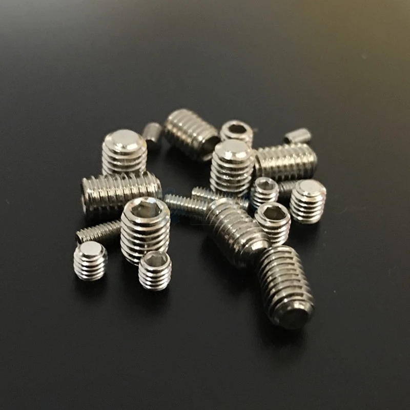 Socket Set Screw Stainless Steel 100pcs/lot Hex M6 Stainlness High Quality Service Electrical With Flat Point