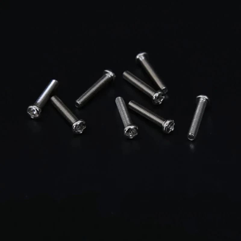 

30pcs M3 GB818 Electronic small screw Round head Phillips Pan heads nickel plated screws 3mm-20mm Length