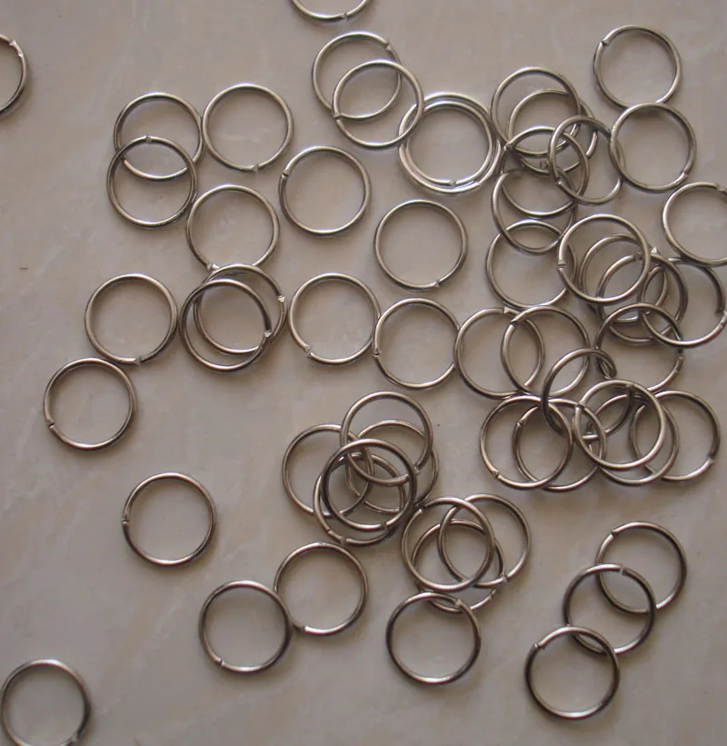 

800pcs/bag 8mm Metal Connector Rings Octagon Beads Rings Components