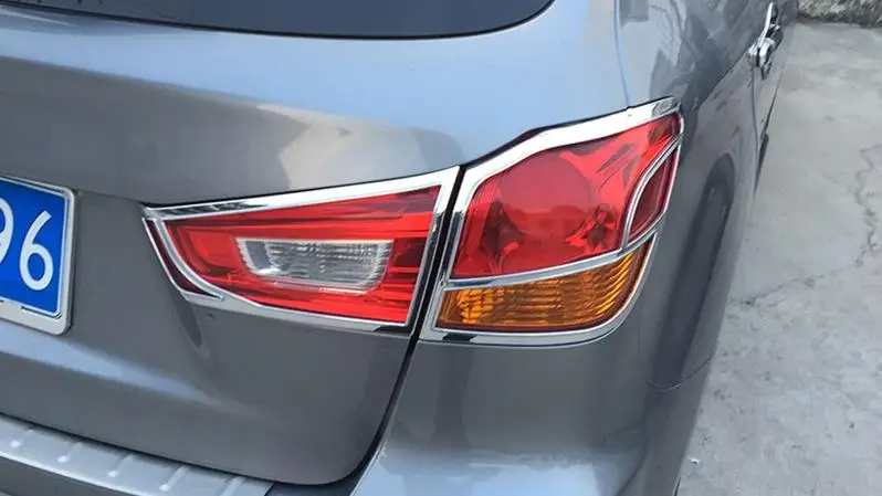 ABS Chrome Rear headlight Lamp Cover for 2011-2016  ASX Car styling