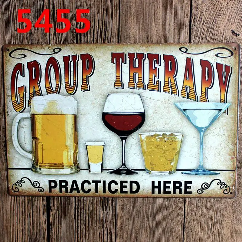 Beer Drinks  Metal Tin Signs Poster Wall Pub Kitchen Restaurant Home Art Decor Vintage Iron Poster Customizable  A5455