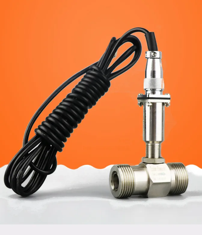 Medidor de Fluxo de Água Lwgy15 com Conexão Rosqueada Turbina Líquidadiesel Sensor de Fluxo Transmissor 15 20 25 32 40 50 Plc 2024