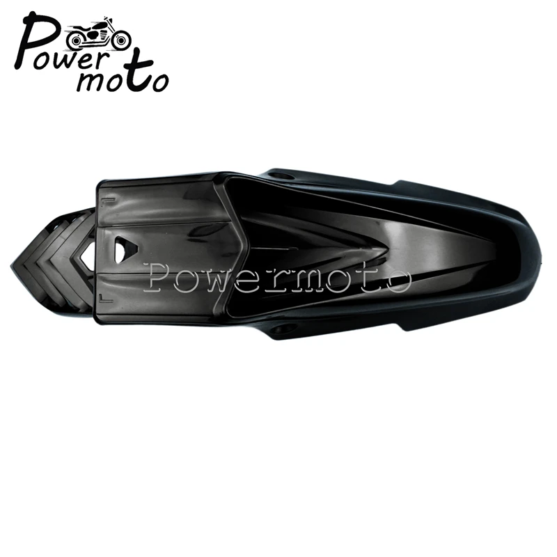 For DRZ KX YZ WR XR CRF RMZ DR RM Motorcycle ABS Plastic Black Front Fender Motocross Mudguard Cover Enduro Supermoto Universal