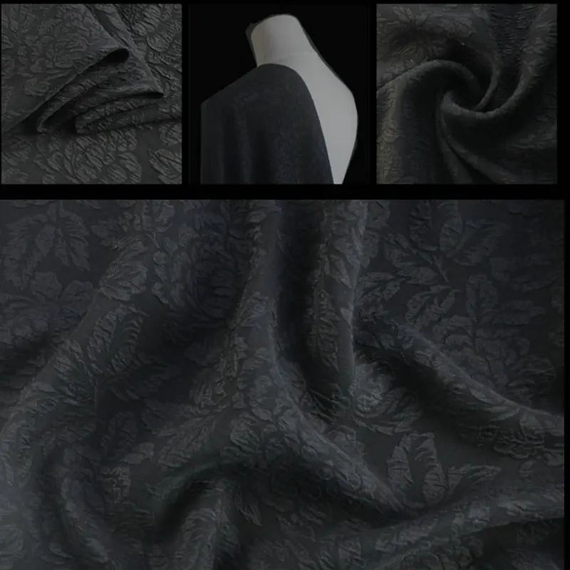 

pure silk jacquard fabric for silk dress 2.9m