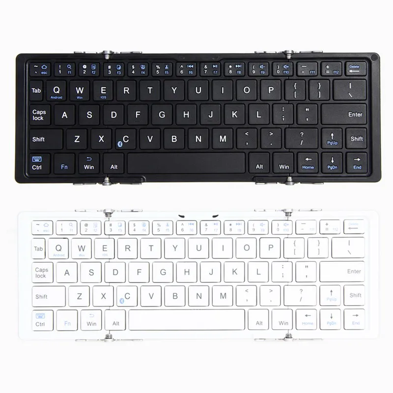 Arrival Travel Metal Folding Bluetooth 3.0 Keyboard Portable Tablet Bluetooth Keyboard Keypad Android IOS Windows Tablet