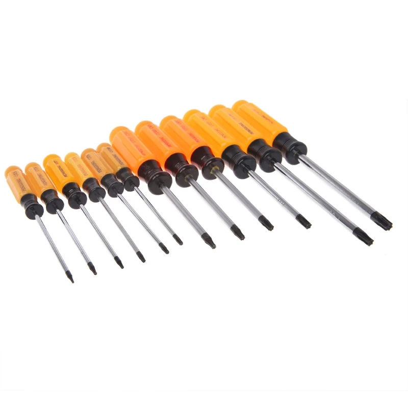 Hexagon Screwdriver Multifunctional Hand Tool Screw Repairing Kit Hex Key Set T5 T6 T7 T8 T9 T10 T15 T20 T25 T27 T30 T40