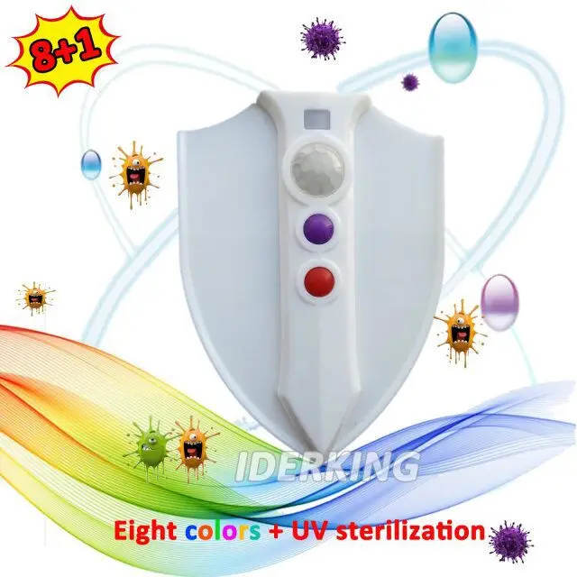 UV Toilet Light LED Toilet Lights Toilet Lid Lamps Creative Sterilization Lighting Bowl Night Light Motion Senser