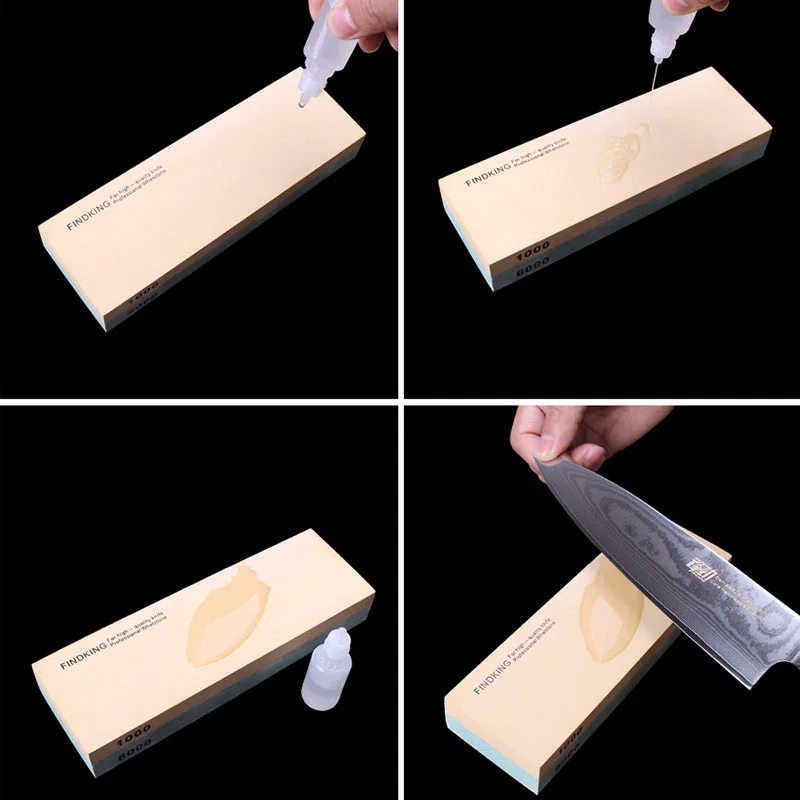 FINDKING brand 1000/6000 Grit Kitchen Knife Sharpener Professional  Whetstone For High Quality Knife Kitchen Tools