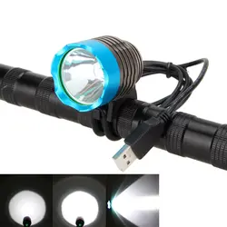 1200LM CREE XM-L T6 LED USB Bike Light Cycling Headlamp Waterpoof MTB Bike Front Lamp Camping Hiking Headlamp Bicycle Light