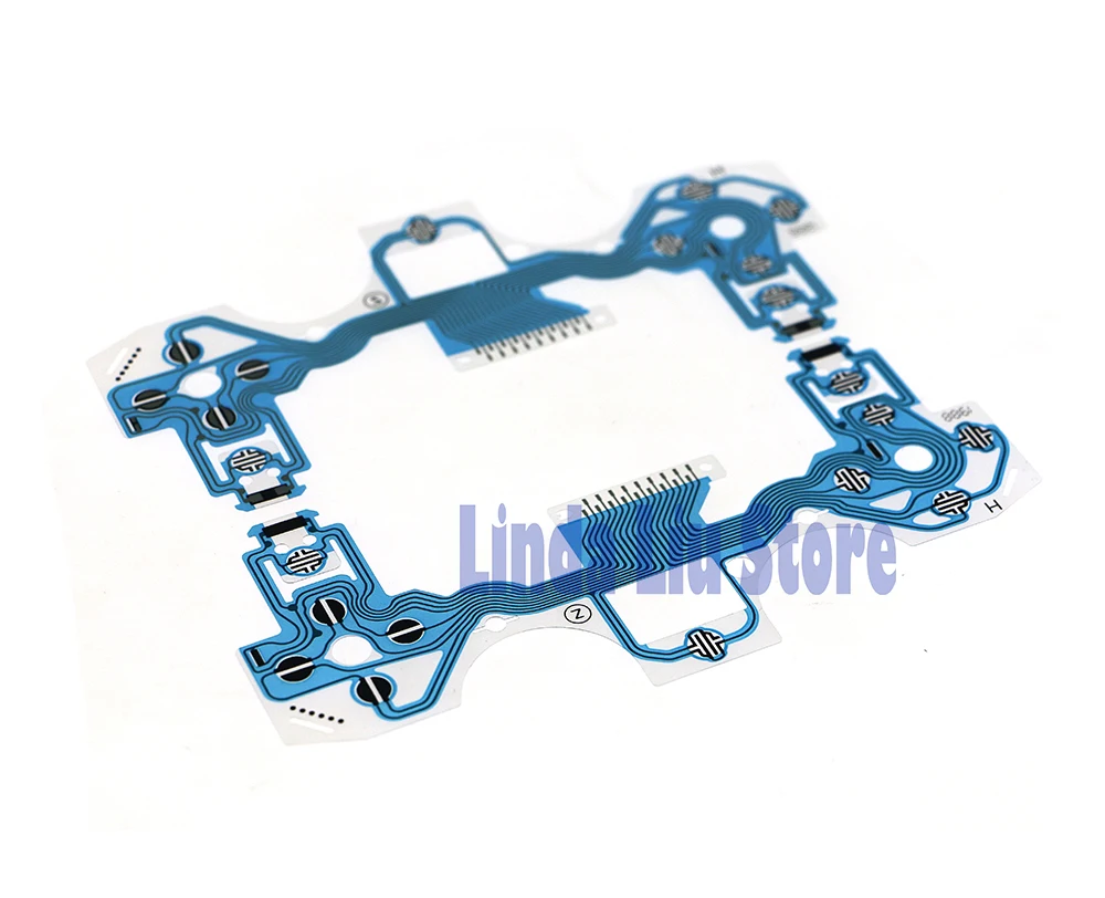 ChengChengDianWan 2pcs/lot high quality blue flex Ribbon Circuit Board conductive film keypad flex cable for ps4
