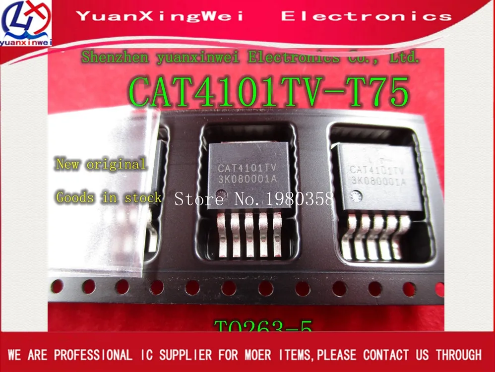 5 قطعة شحن مجاني CAT4101TV-T75 CAT4101TV CAT4101 CSI TO263-5 100% جديد الأصلي