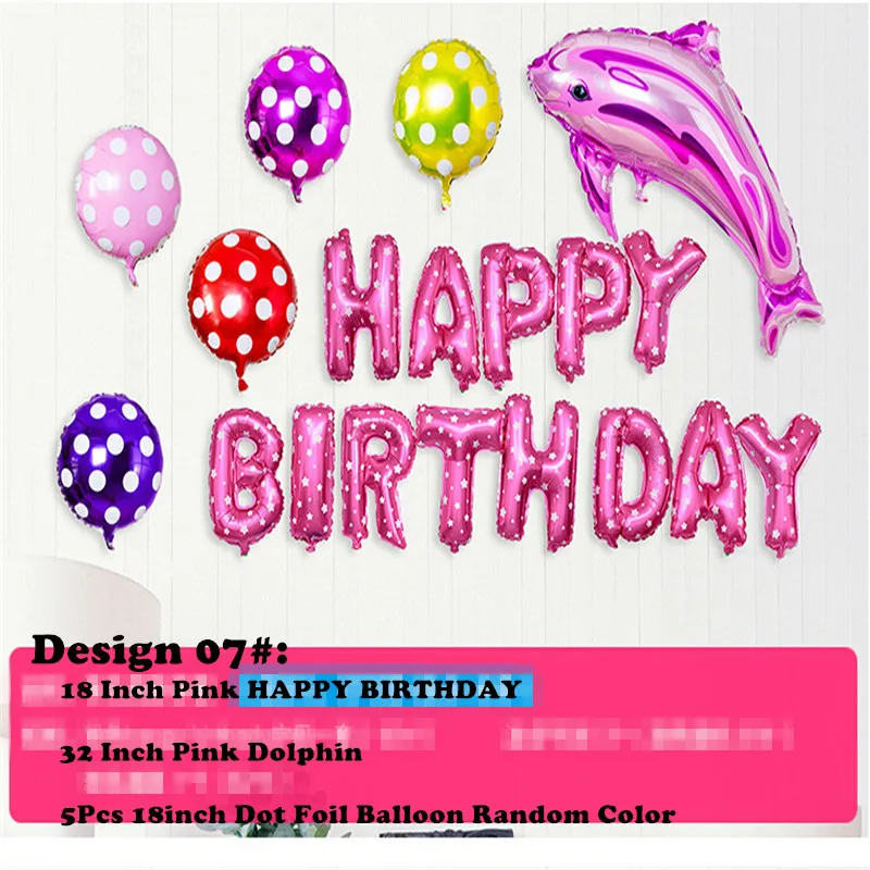 

Fantastic Idea Aluminium FOIL BALLOONS WALL BACKGROUND DECORATION KITS,HAPPY BIRTHDAY DECOR KIDS FL-06